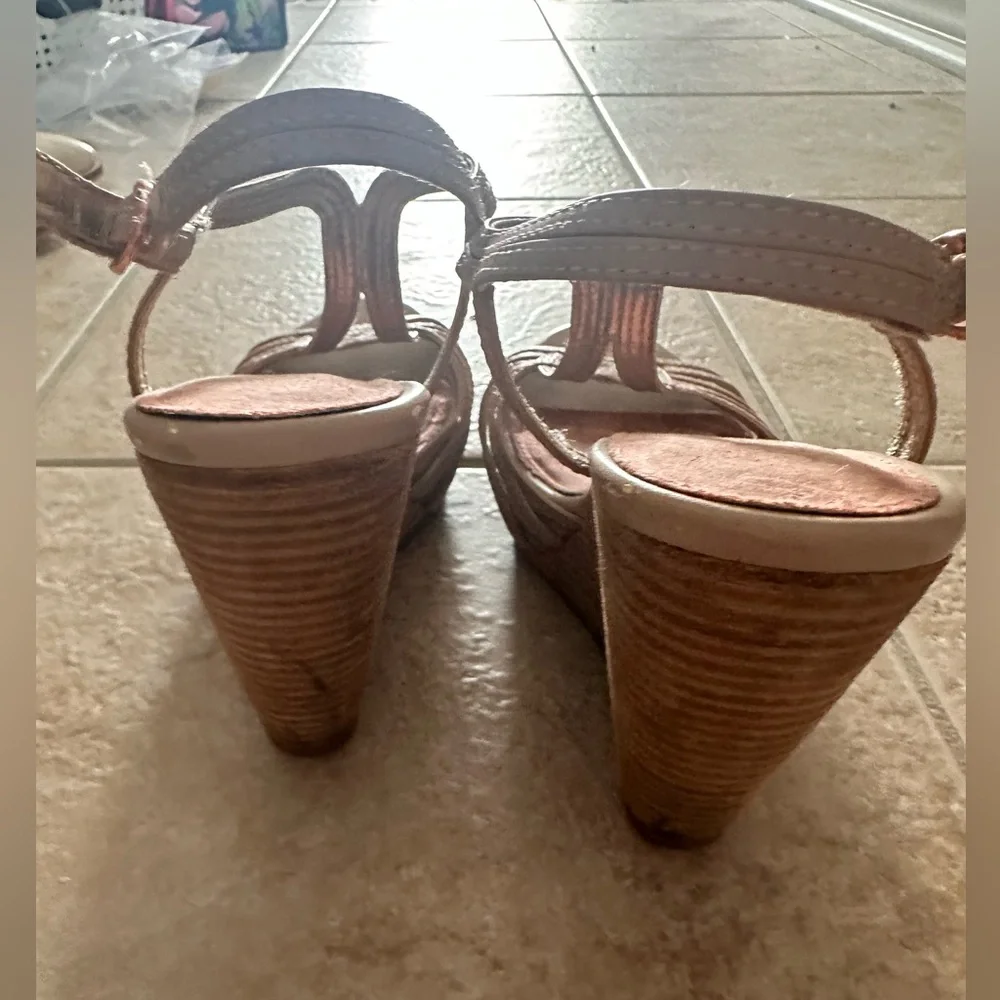 Seychelles wedges. Light pink/nude color. - Picture 3 of 3